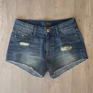 Trendy High-Waisted Jean Shorts